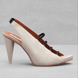 & Other Stories Stripped Heels Sandals